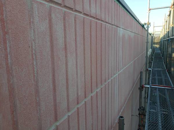 北区植木町ビル　外壁下塗りサムネイル