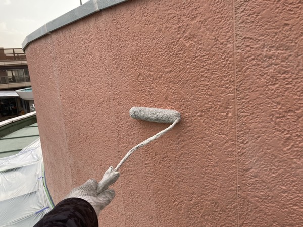 玉名市　施設　外壁下塗りサムネイル